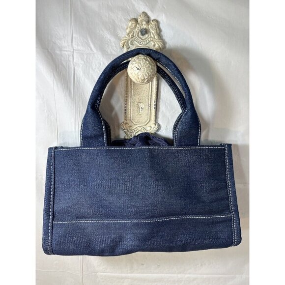 Giorgio Beverly Hills Blue Denim Mini Tote Bag - Picture 8 of 13